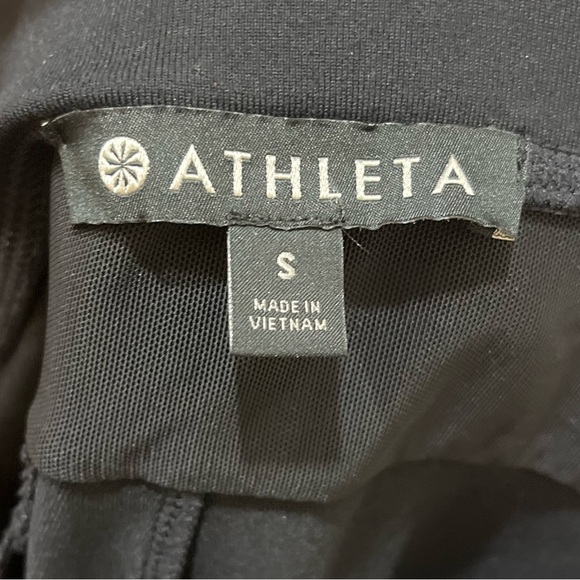 Athleta Black Mid Rise Joggers - Picture 3 of 3